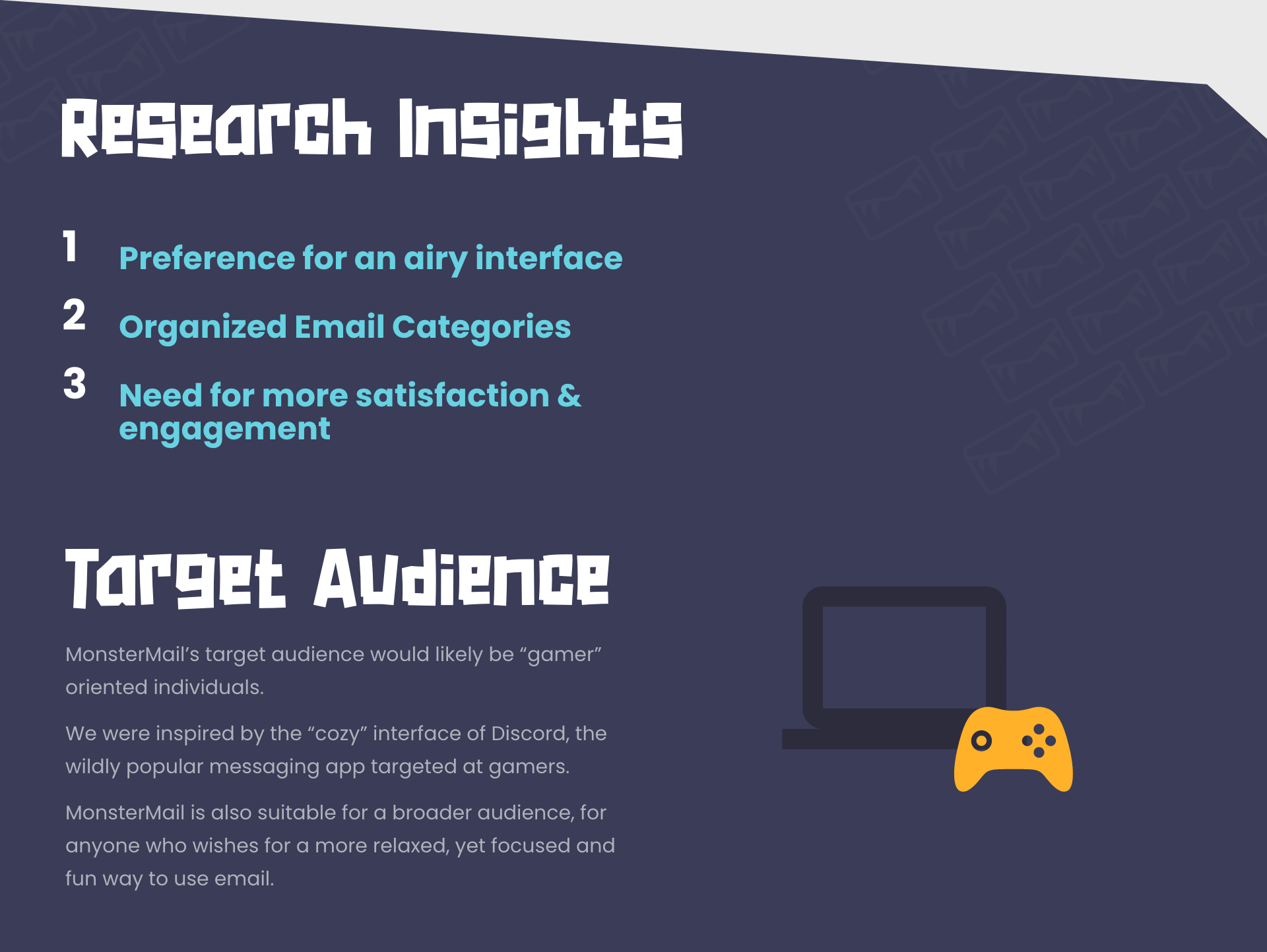 MonsterMail: Problem, Solution