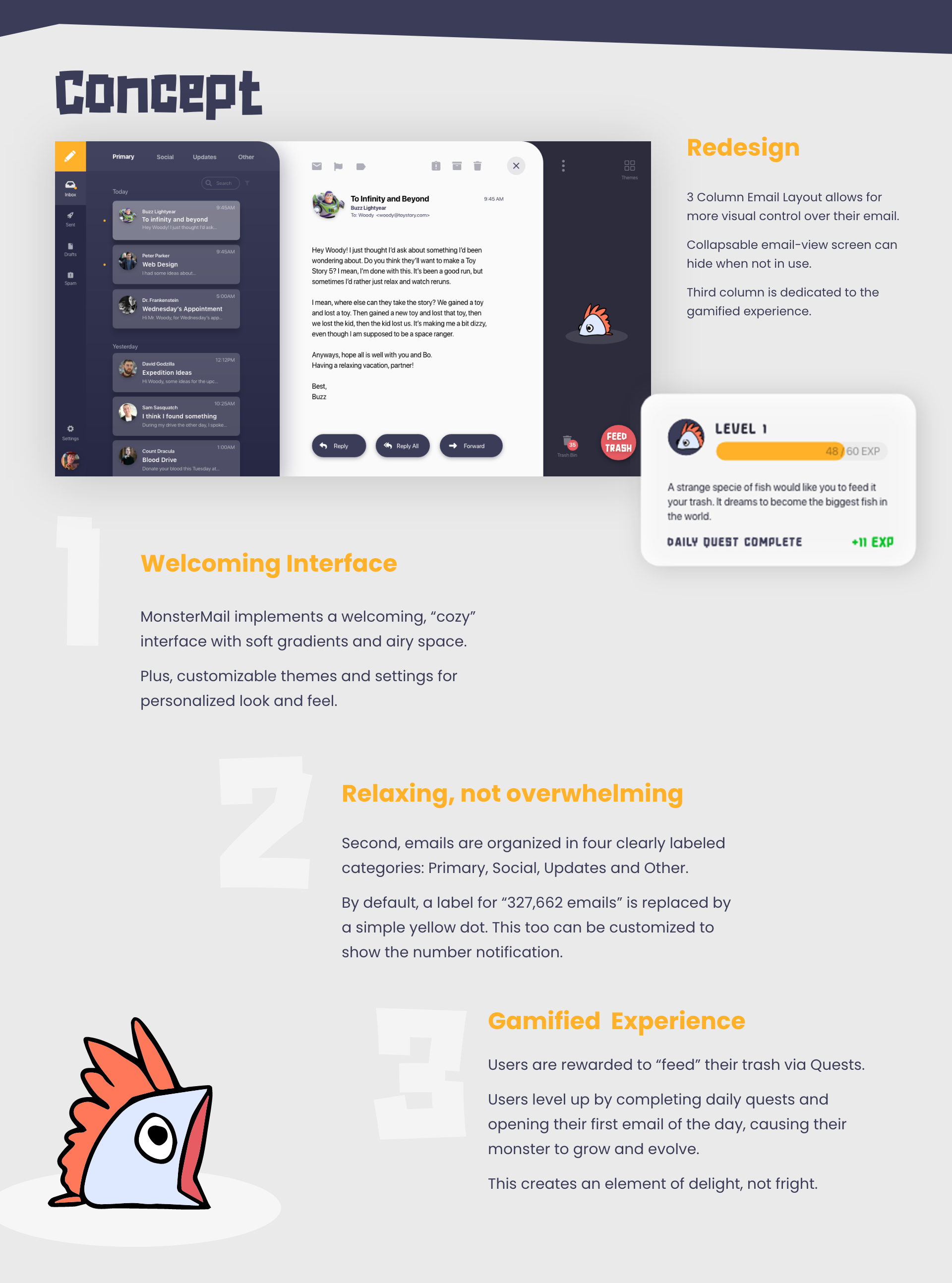 MonsterMail: Research Insights